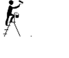 نقاش متخصص في أعمال النقاشة وتصميم الديكورات للمنازل