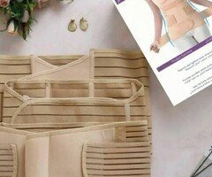 مشد النفاس والولادة الثلاثي شد كامل للبطن والخصر والأرداف