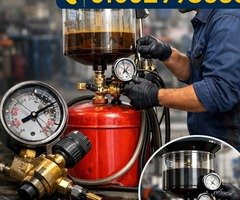 صيانة ماكينة شفط الزيت وفحص شامل بالكامل