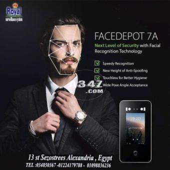 اجهزة حضور و انصراف في اسكندرية  Facedepot-7A zkteco للمشاريع