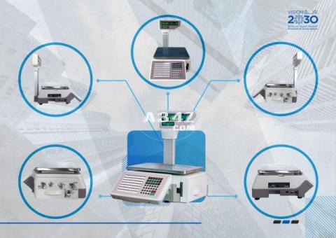 ميزان باركود إلكتروني ميزان محامص حلويات خضار - 2/2