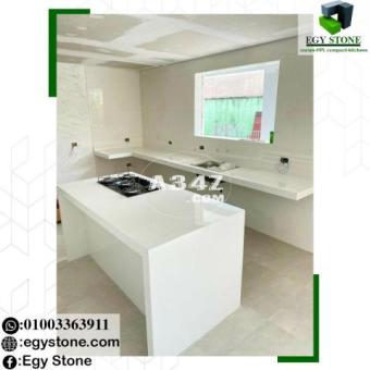 قرص مطابخ كوريان ابيض white corian