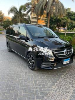 ايجار مرسيدس بالسائق فيانو في المطار ...Rent a Mercedes with driver, Viano, at the airport