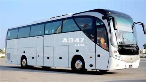 "Rent a 50-seater Mercedes coach for tourism"