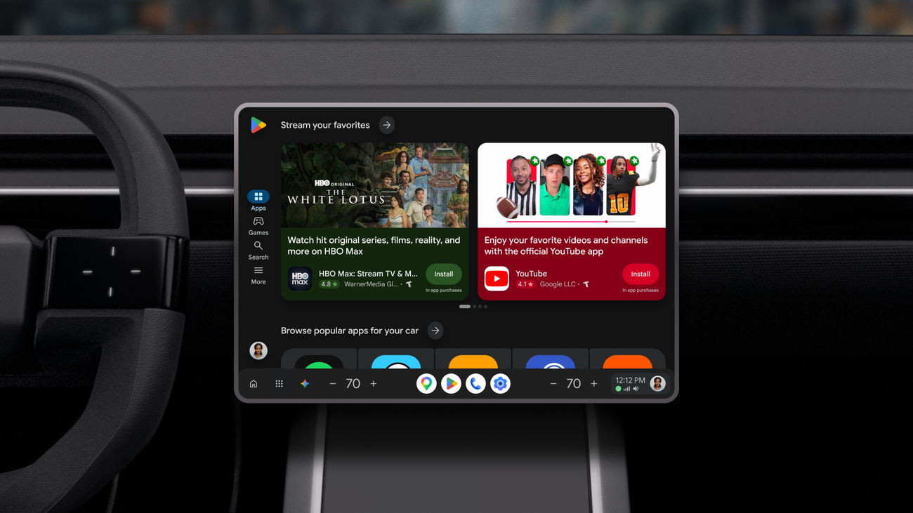 Enhanced In-Car App Experience with Google Built-In