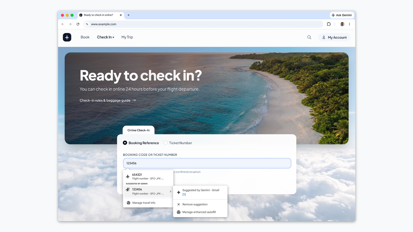 Revolutionizing Online Forms: Chrome's Enhanced Autofill with Gmail Integration